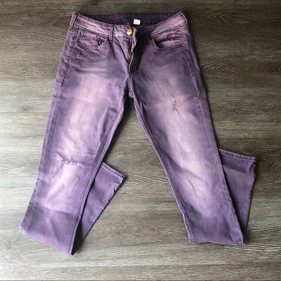 H&M Denim - H&M Divided Stretch Distressed Jeans